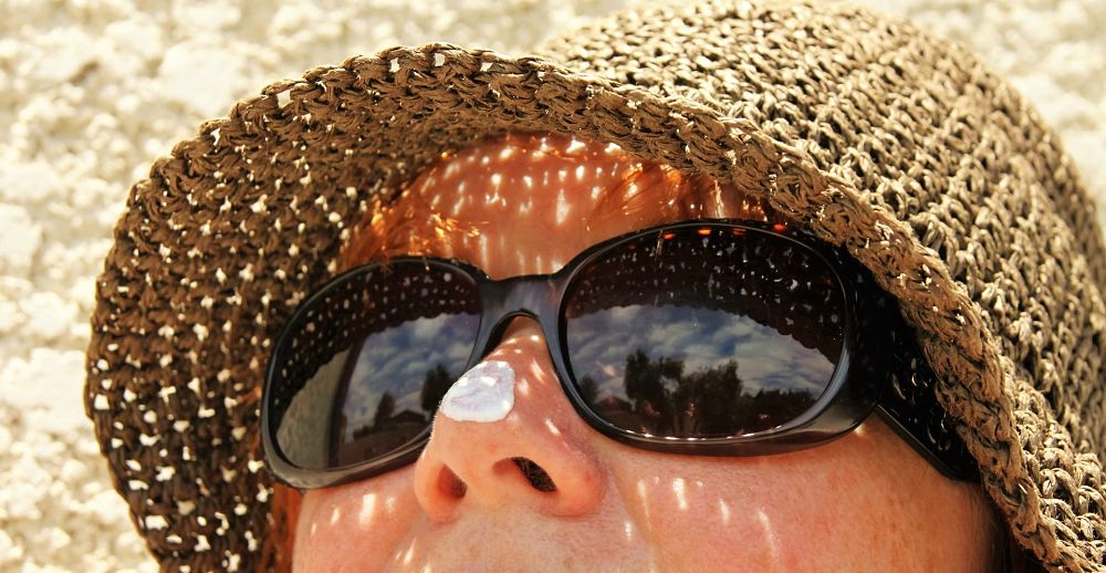 Hat, Sunglasses &amp; Sunscreen